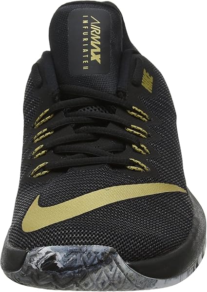 nike air max infuriate 2 low black gold
