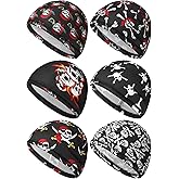 SATINIOR 6 Pcs Cooling Skull Cap Helmet Liner Sweat Wicking Cap Hard Hat Liner Bandana for Men Women Sports Cycling Running