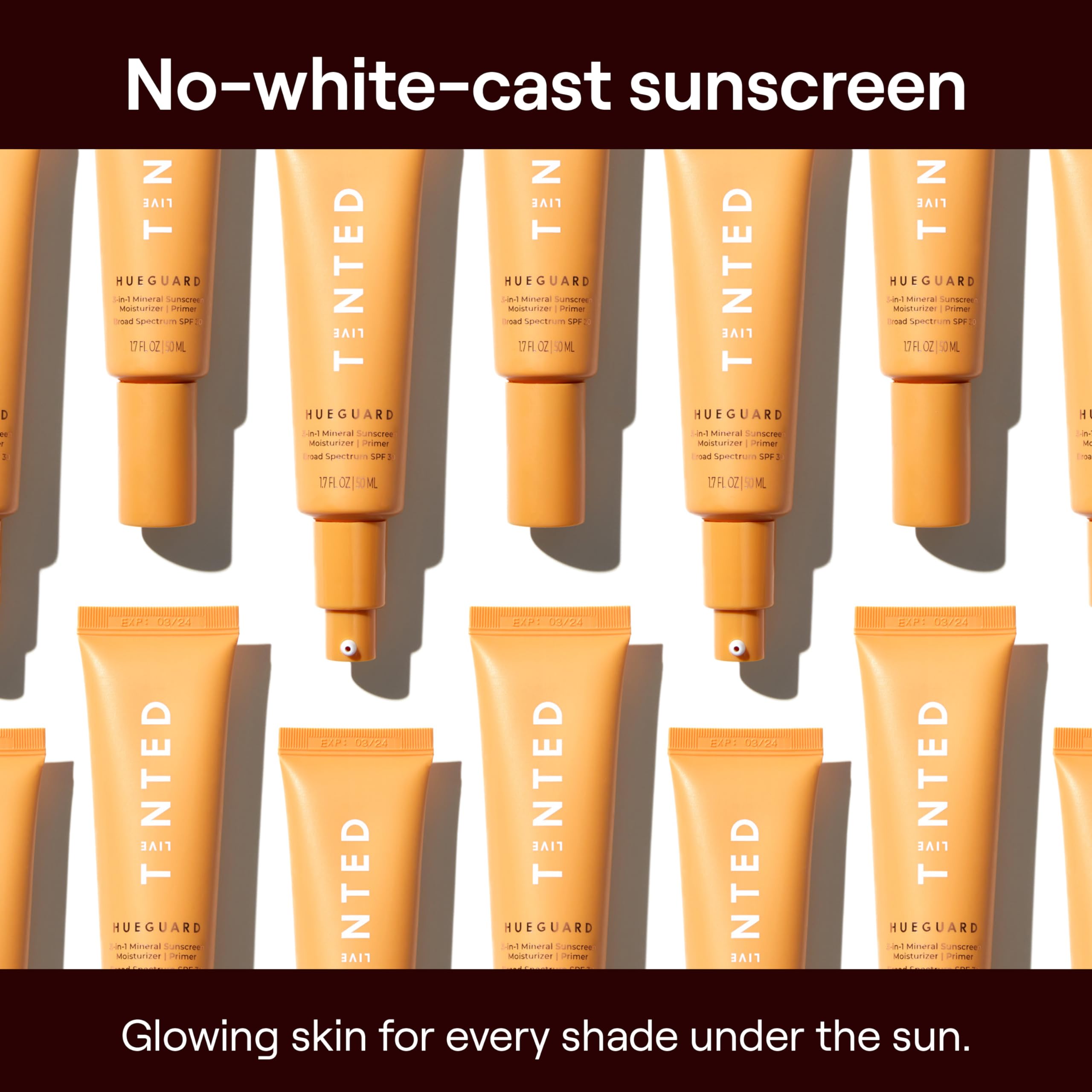 Live Tinted Hueguard® 3-in-1 Mineral Sunscreen, Moisturizer, & Primer for Face and Body - Hydrate and Protect the Skin Year Round - SPF 30 to Protect Against UVA/UVB Rays, 1.7 Fl Oz