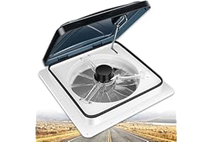 RV Roof Vent Fan 6-Speed-Reversible