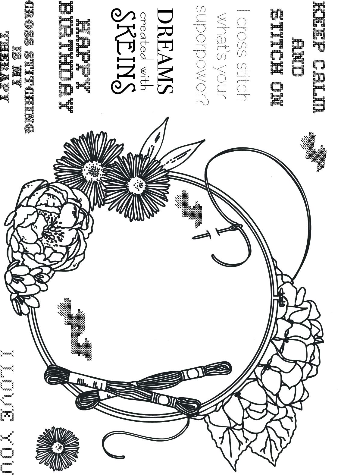 Sharon Callis Crafts Clear Stamps, Polymer, A6