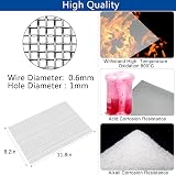 TOONGEEN 304 Stainless Steel Wire Mesh Sheet 4 Pcs 210x300mm 1mm Aperture view 3