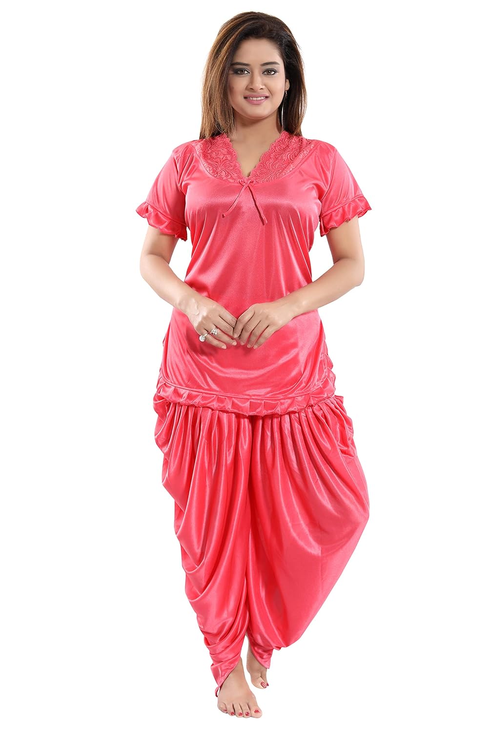 Women's Patiala Top and Pyjama Set (Free Size)