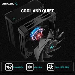 DeepCool AK400 ZERO DARK PLUS CPU Air Cooler 220w