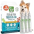 Only Natural Pet EasyDefense Flea & Tick Prevention for Medium Breed Dogs (15 to 40 lbs) - Natural Herbal Control, Squeeze-On Drops - Protects up to 3 Months (Single Applicator per Month Supply)