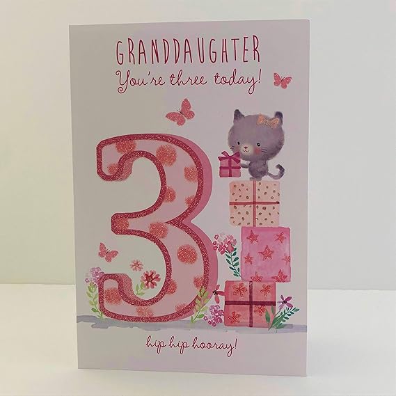 granddaughter 3rd birthday card