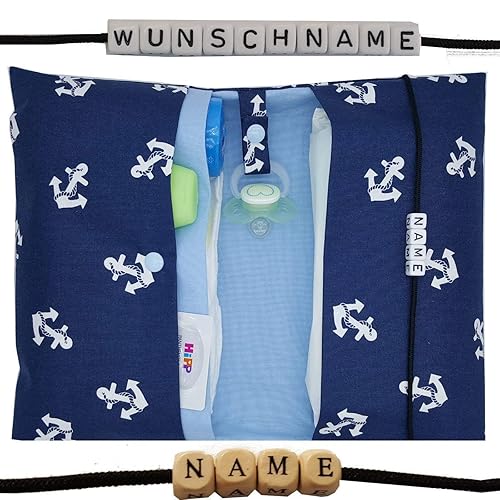 Große Windeltasche XXL mit Name Wickeltasche