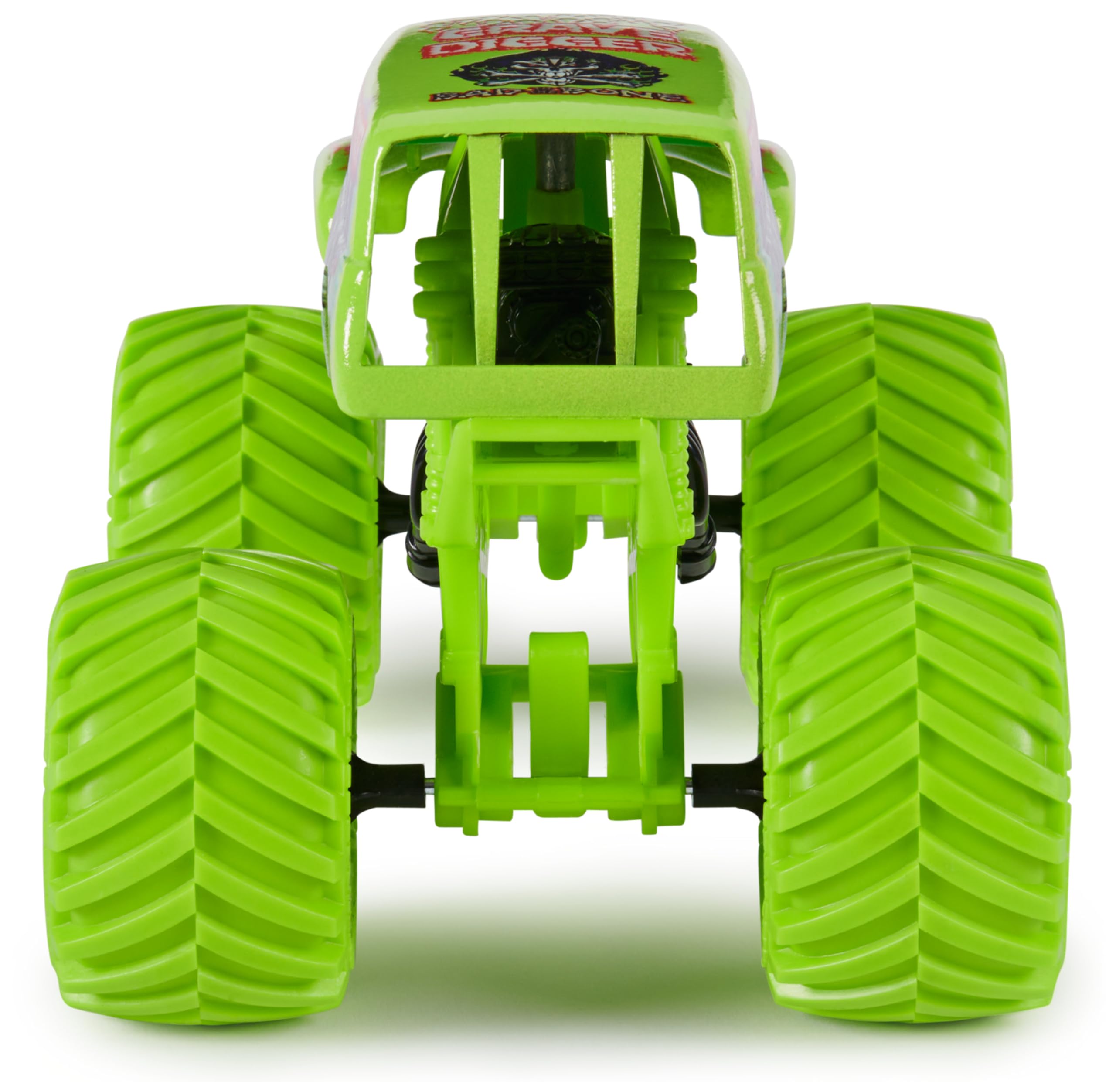 Monster Jam, Grave Digger Monster Truck, detailreiches Metall-Spritzguss-Fahrzeug zum Spielen und Sammeln im Maßstab 1:24, Spielzeug für Kinder ab 3 Jahren 6