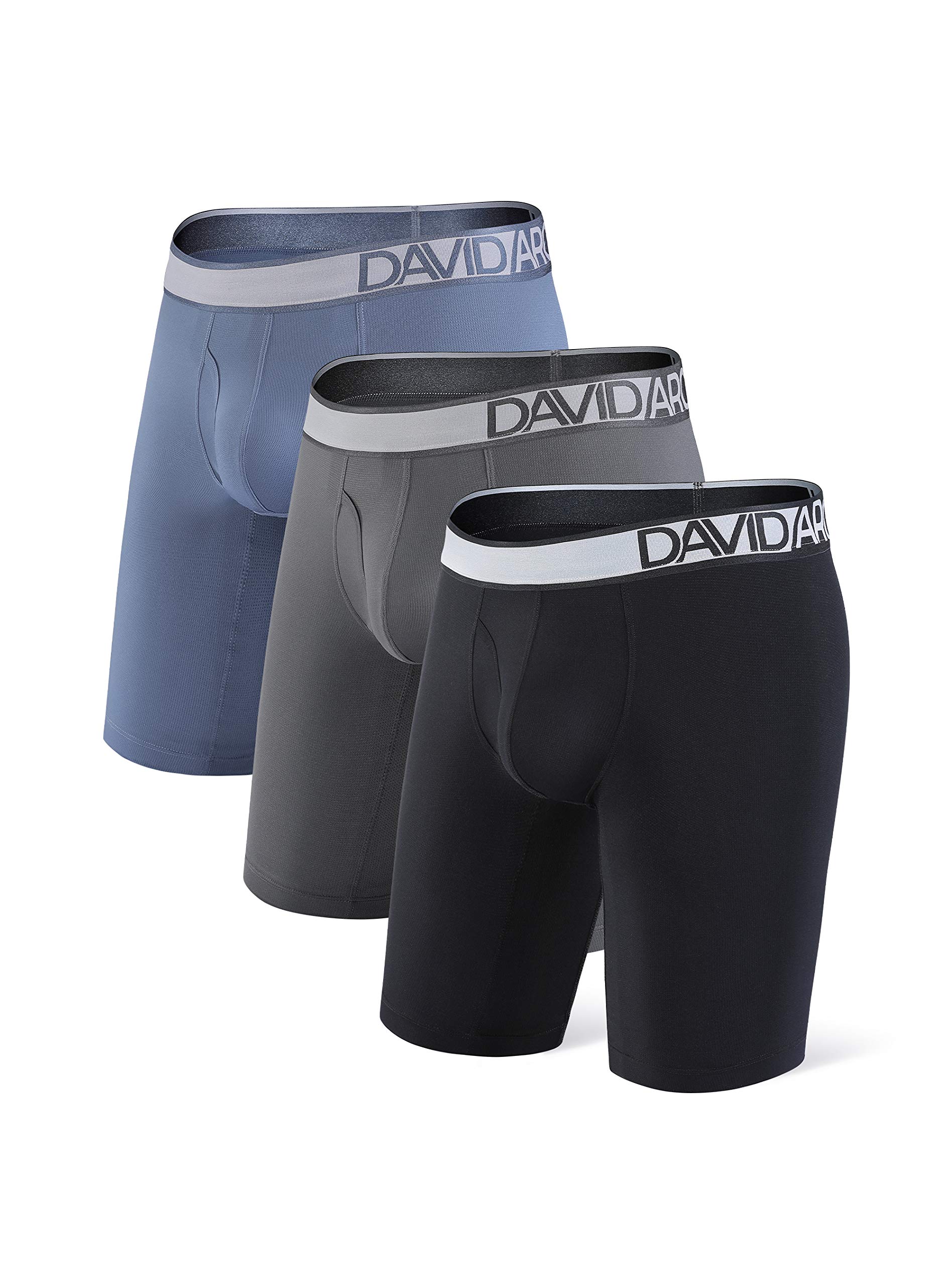 DAVID ARCHY Mens Underwear Quick Drying Mesh Boxer