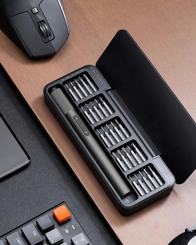 Tournevis Électrique Mini 25 en 1, 3.7V USB-C Magnétique Kit Précision