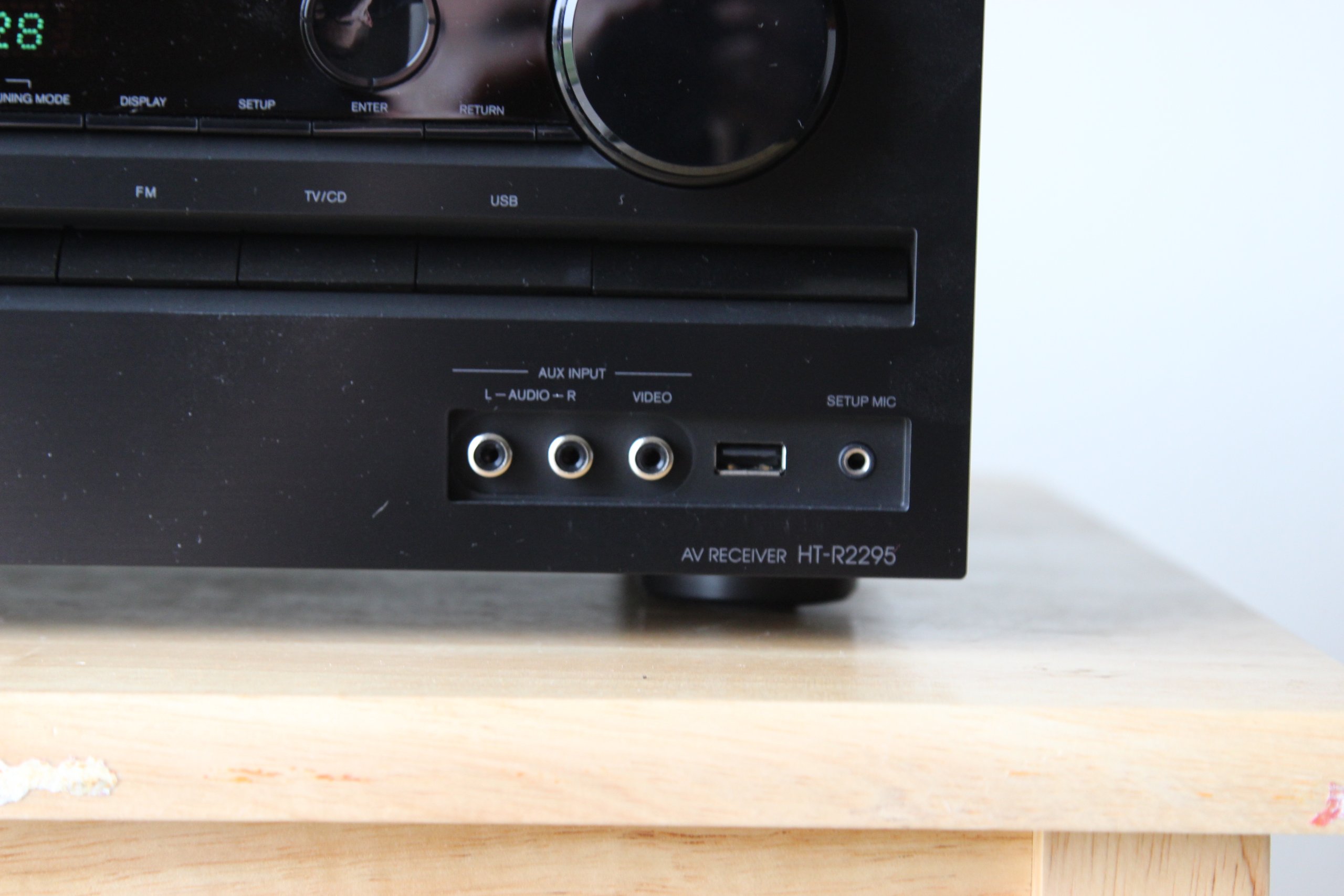 Onkyo HTR2295 7.1Channel Home Theater Receiver with USB for iPod