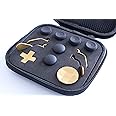 Snakebyte Elite Kit, For Xbox Elite Controller Series 1 Accessories, Xbox Gaming Accessories, XBOX One Elite Controller Accessory Kit, 6 different Metal Analog Sticks, 4 Paddles and 2 D-Pads, Xbox One, Gold