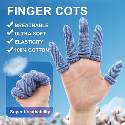 Dimora Finger Cots, Pack of 60 (Medium Size) Finger Protectors