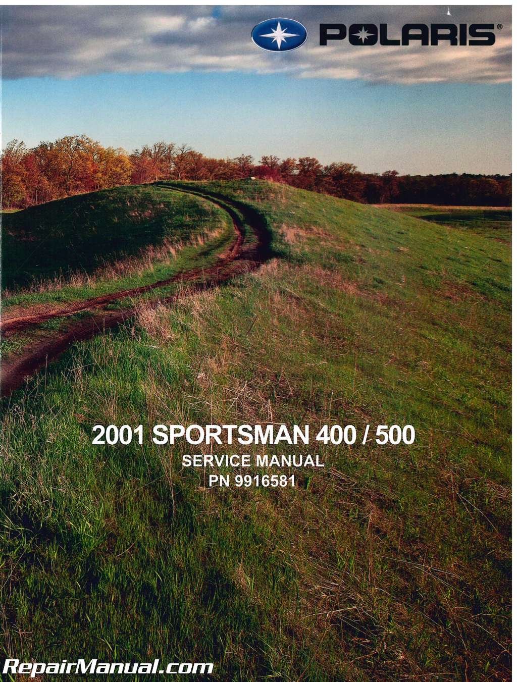 9916581 2001 Polaris Sportsman 400 500 Duse and HO ATV Repair Manual  Paperback – 2004
