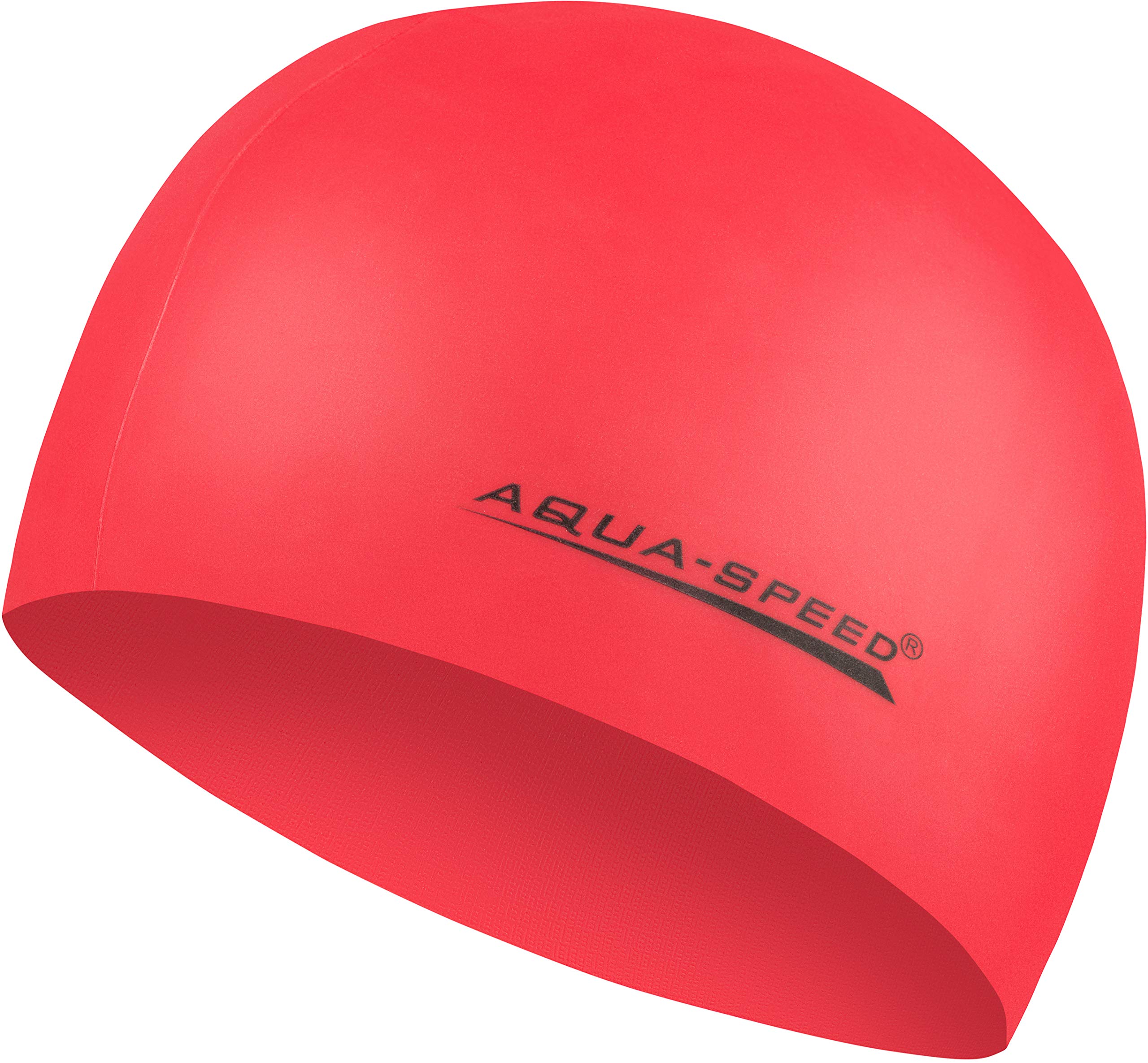 Aqua Speed MEGA Super-stretch swim cap | waterproof swimming cap | swimmer | sport | swimming | triathlon | silicone | Women & Man | Mega/Red