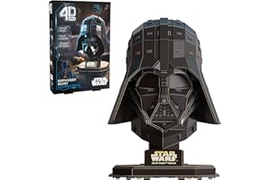 4D Build Star Wars Darth Vader Cardstock 3D Model Kit, Star Wars Gifts, Toys Desk Décor for Fans & Collectors, Adults & Teens 12+