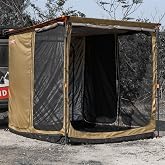 ALL-TOP Awning Room with Floor 6.6' x 8.2' Rip-Stop 210D Oxford Awning Tent with Bug-Resistance Mesh, Waterproof Sun Shelter for Overland, Camping(Room Only)