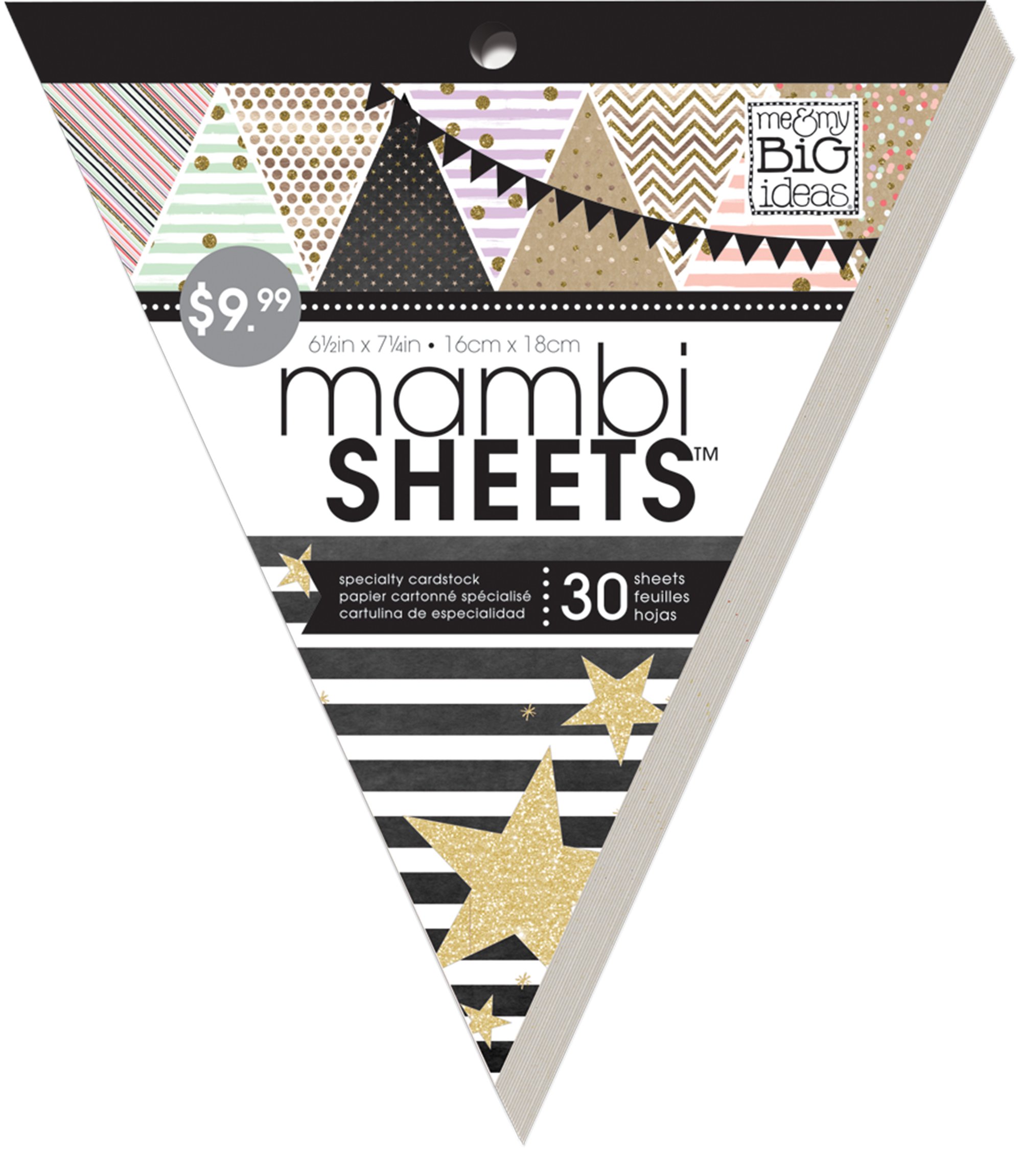 Me And My Big Ideas Gold Rush Banner Paper Pad