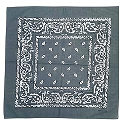 MDSTYLE 3 PCS 100% Cotton Bandana for Men & Women