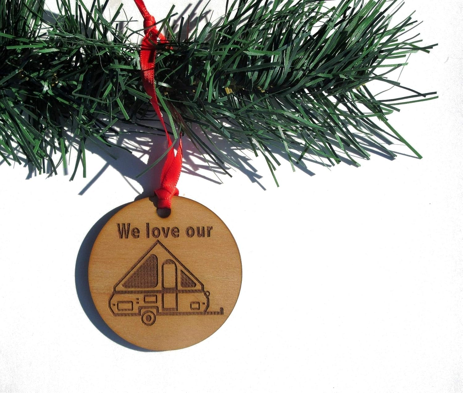 Amazon Com A Frame Pop Up Camper Christmas Ornament Handmade