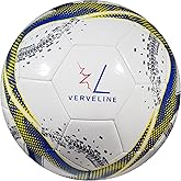 VERVELINE Soccer Ball Size 4 Soccerball Youth Soccer Balls – Training Soccerball Outdoor and Indoor Soccer Ball Electro Machine Stitched Foot Ball from