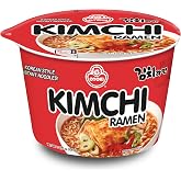 OTOKI Kimchi Ramen Bowl Cups 6 Pack (105g) Korean Instant Noodles Tangy Spicy Kimchi Flavor