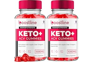 FUZE NATURALS (2 Pack) Boostline Keto ACV Gummies Advanced Formula, Boostline Keto+ ACV Gummies Apple Cider Vinegar 1000MG Vitamin Supplement, Boost Line Keto+ACV Gummies Folate Vitamin B12 Beet Root (120 Gummies)