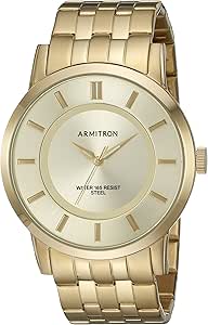 Amazon.com: Armitron Men's 20/4962CHGP Gold-Tone Bracelet Watch: Watches
