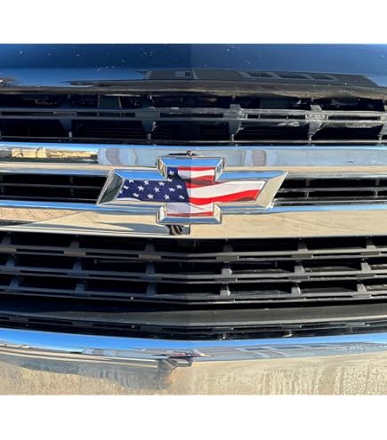Chevy Silverado 1500 Grill Emblem Matte Black Vinyl Bowtie Emblem - Foto 9