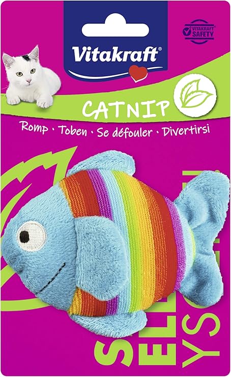 Vitakraft Rainbow Jouet Poisson Pour Chat Amazon Fr Animalerie