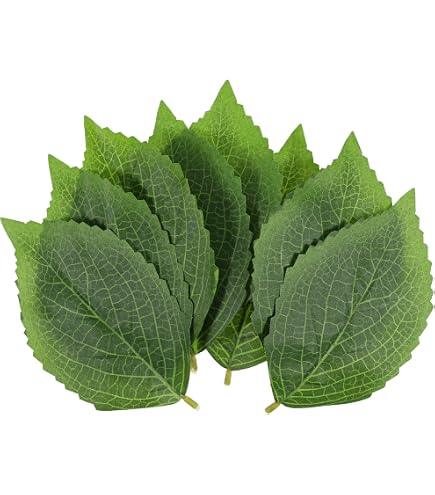 Amazon.com: PATIKIL 3.5x2 Artificial Green Leaves, 60 Pcs Bulk