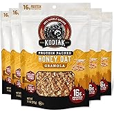 Kodiak Protein Granola, Honey Oat,High Protein Whole Grain Breakfast, 5pk