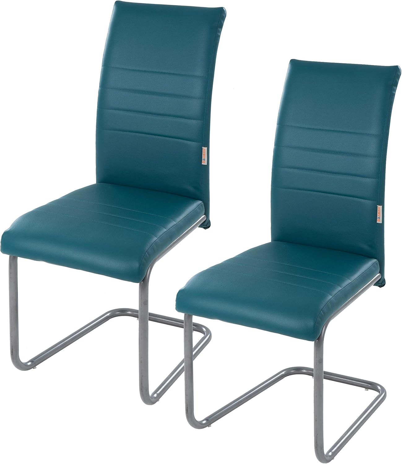 ESTEXO Freischwinger mit dick gepolsterter Sitzfläche, hoher