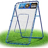 Volleyball Lacrosse Rebound Net Pro, WINTHAI Lacrosse Rebounder for Backyard, 7x4FT/6x4FT/4x4FT Bounce Back Net with Target Strike Zone, Easy Quick Setup, Volleyball Baseball Softball Soccer Training