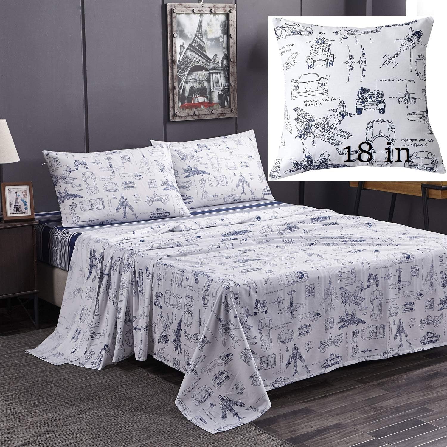 queen size sheets for boys