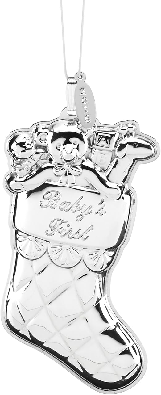 reed & barton baby's first christmas ornament