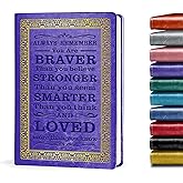 JOHSBYD Purple A5 Lined Leather Journal Notebook,Inspirational Leather Journal Notebook for Men Women,200 Pages 100 Gsm Thick Ruled Paper Daily Diary for School,Travel,Business,Work (Purple)