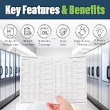 Thermometer World Temperature Log Book Pack of 5 Six Month Records view 4
