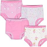 Gerber baby-girls Infant Toddler 4 Pack Potty Training Pants Underwear