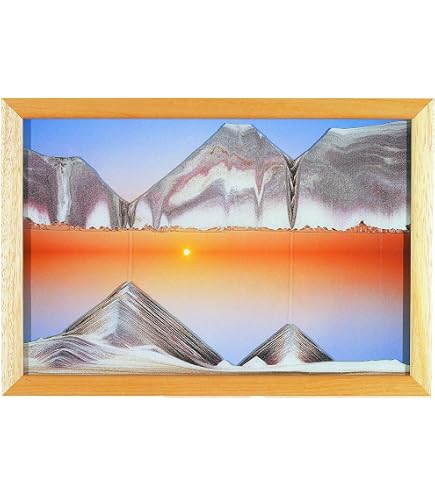 Amazon.com: KB collection Window Black Moving Sand Art - Original