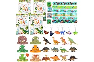 JeVenis Dinosaur Party Bags Fillers Dinosaur Mask Kids Birthday Dino Gifts Dino Party Bag Fillers Kids Boys Pinata Filler Bir
