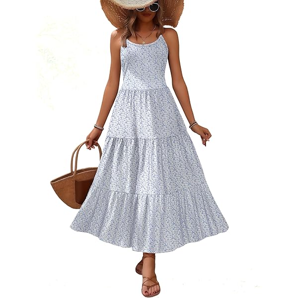 chinese dress ladies WallFlower Women's Hadley Smocked Bodice Tiered Rayon Gauze Maxi Dress,  Gardenia at Amazon Women's Clothing store