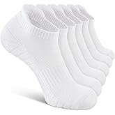 Uporee Low Cut Athletic Ankle Socks - Cushioned, Soft & Breathable, Anti-Blister Tab, 6 Pairs Men & Women