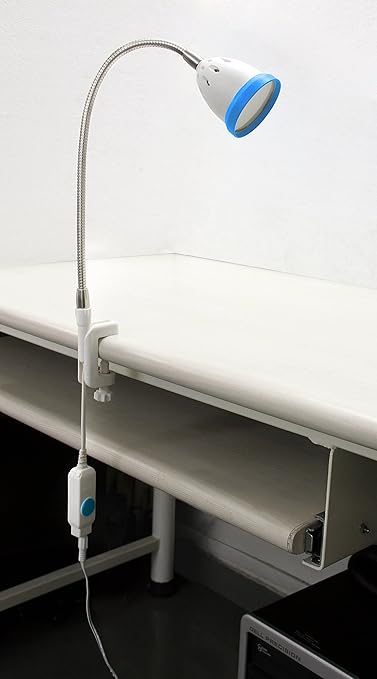 Renata LED Clamp Light - Illumina - Cool White Light - Blue