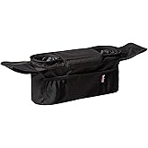 Britax Stroller Organizer with Insulated Cup Holders | Large Center Compartment with Magnetic Closure + 3 Outer Pockets + Fol