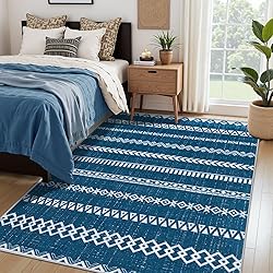 SERISSA Washable Area Rug,4x6 Soft Non Slip Indoor