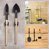 Hejo 10 Pack Mop Broom Holder Stainless Steel Wall Mounted Storage Rack view 4