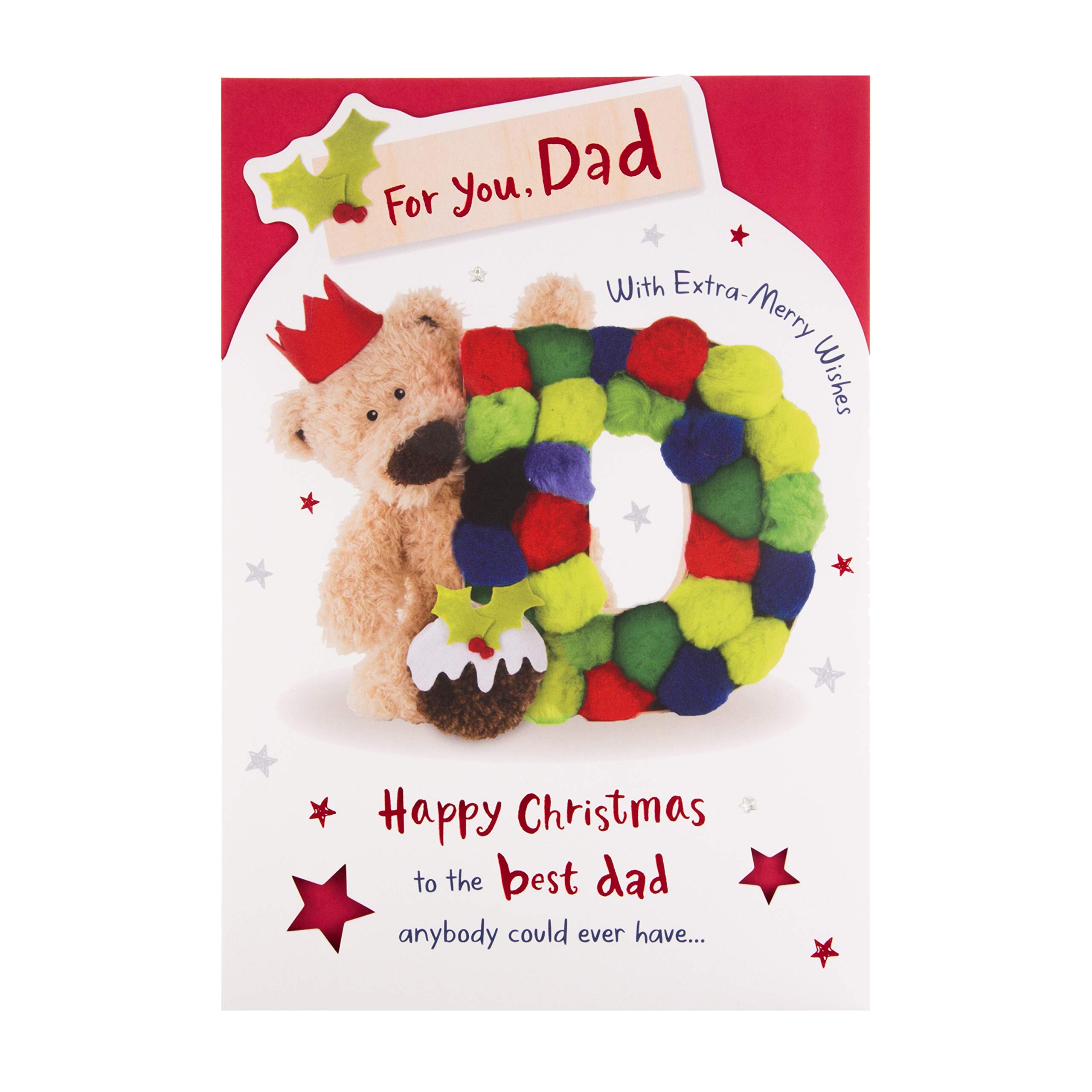 Hallmark Christmas Card for Dad - Cute Wellibobs Design