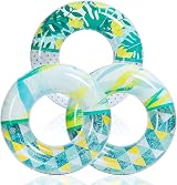 JOYIN Pool Inflatable 82.5cm 3 Pack Glitter Pattern Tubes