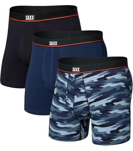 SAXX Underwear Co. Men's Ultra Super Soft Boxer Brief Fly 3-Pack